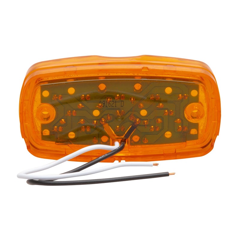 Grote G4603 Yellow Hi Count Square-Corner 13-Diode LED Clearance Marker Light - Image 2